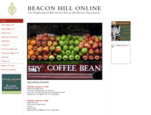 Tablet Screenshot of beaconhillonline.com
